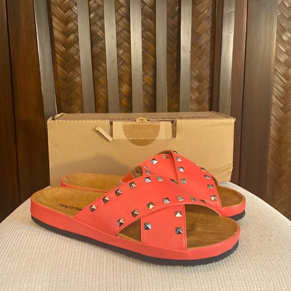 COMFORTVIEW - Gia Studded Sandal Coral 11M NIB - Picture 3 of 9